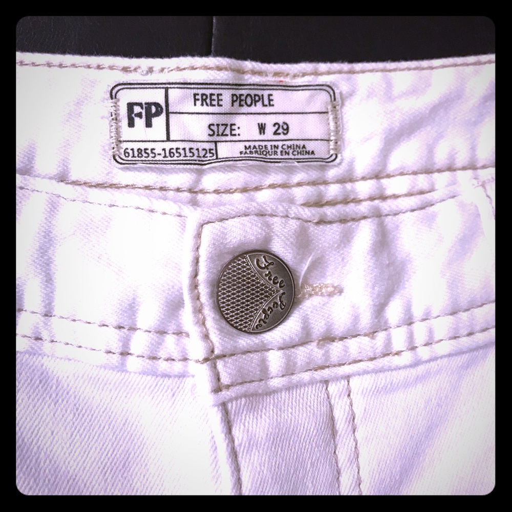 Free People distressed capris